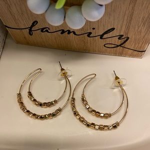 Goldtone Hoop Earrings